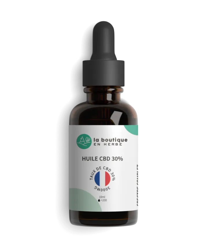 Huile CBD française 30%