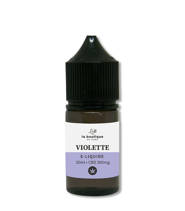 E-liquide CBD violette