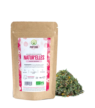 Infusion CBD NATUR'ELLES -  Soulager vos douleurs menstruelles