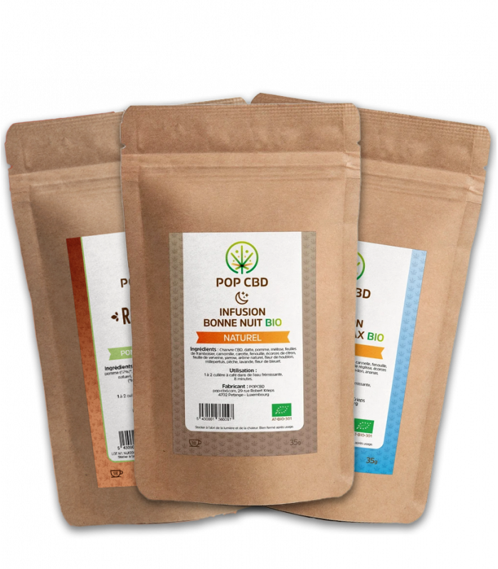 Offre Infusion CBD détente Pop CBD