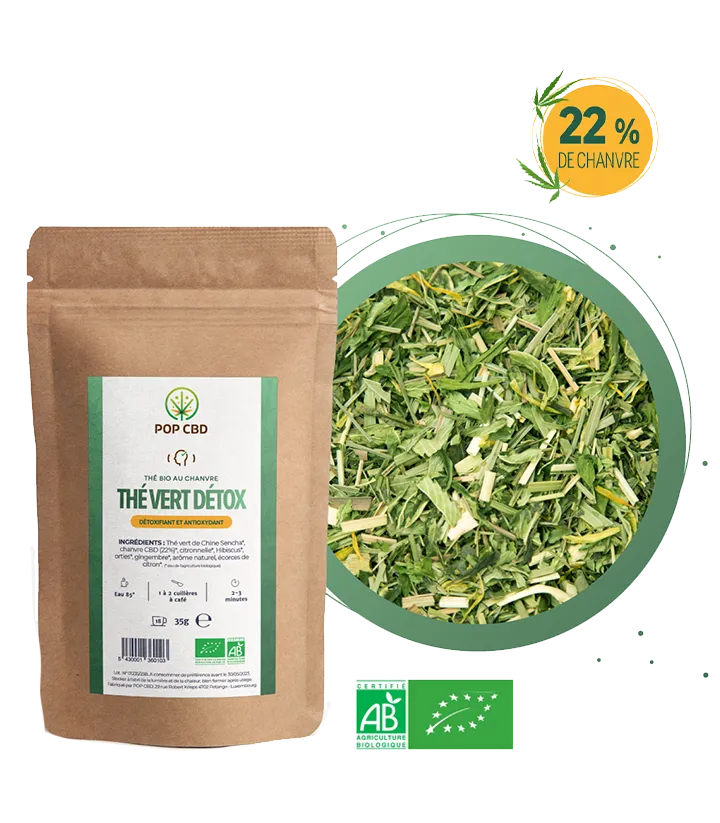 Thé vert CBD