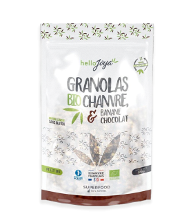 Granola Bio au Chanvre goût banane et Chocolat