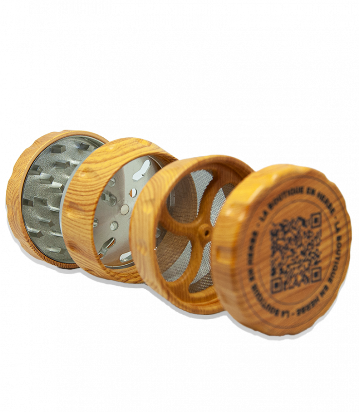 Grand grinder en bois la boutique en herbe