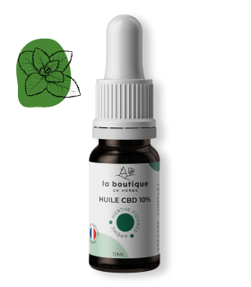 Huile CBD 10% menthe poivrée