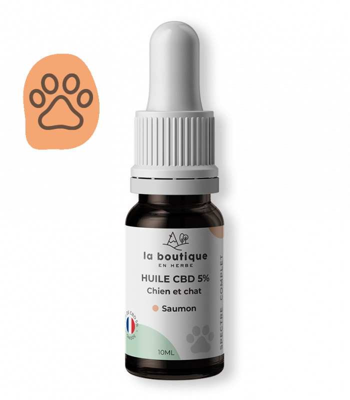 Huile CBD 5% Animaux [Chien  Chat] - Produite En France & Légale - Yogah