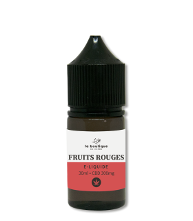 E-liquide CBD fruits rouge