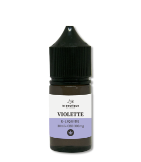 E-liquide CBD violette