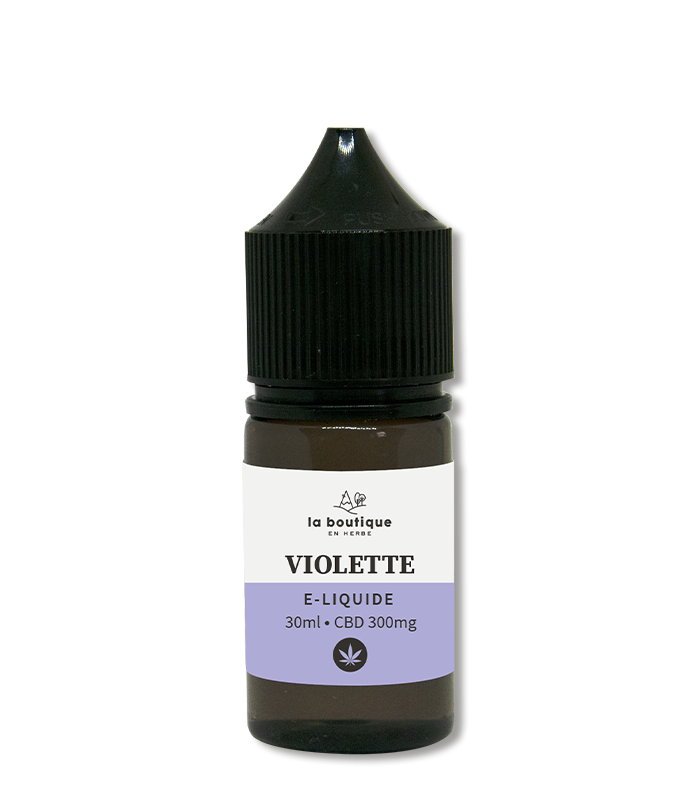 E-liquide CBD violette