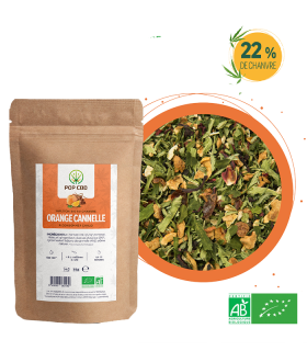Infusion CBD orange cannelle