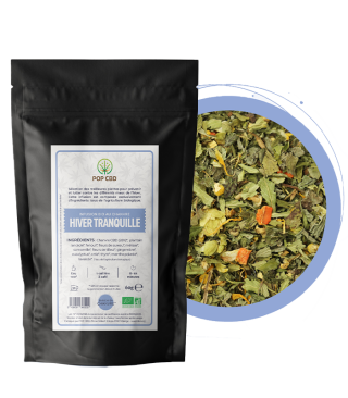 Infusion bio CBD hiver Tranquille