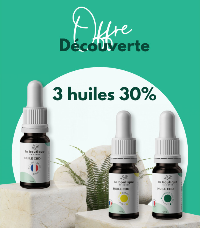 Offre Découverte 3 huiles 30%