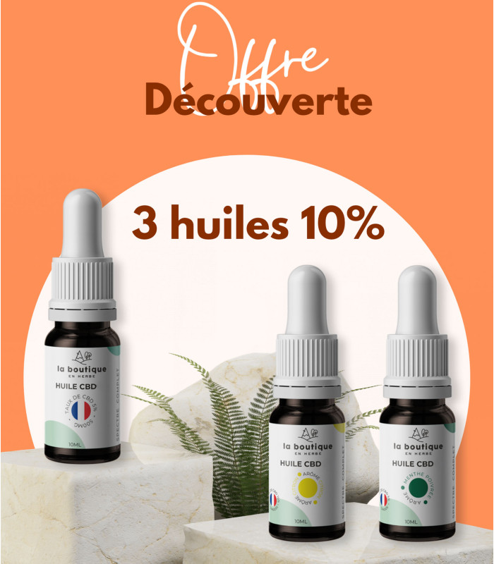 Offre Découverte 3 huiles 10%