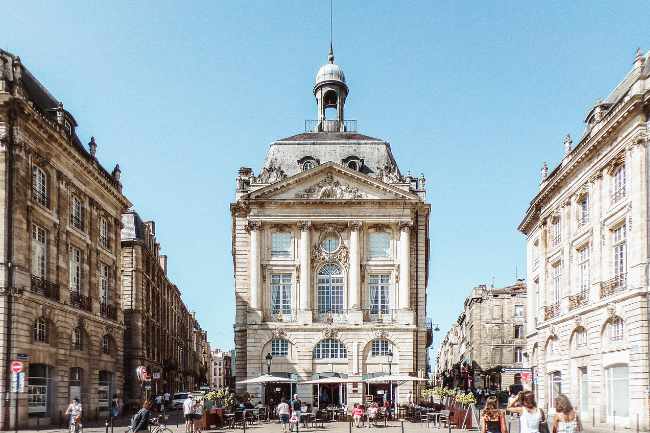 Vue de Bordeaux au cœur de la Nouvelle-Aquitaine
