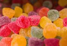 Vu des gummies CBD