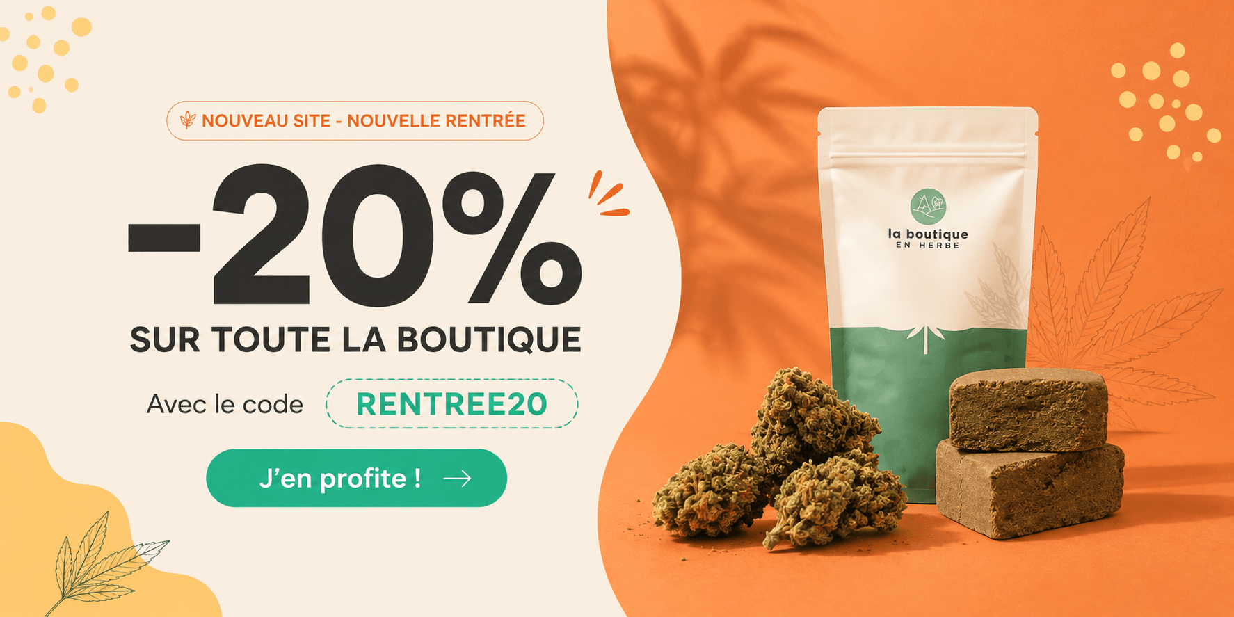 offre rentrée CBD SHOP