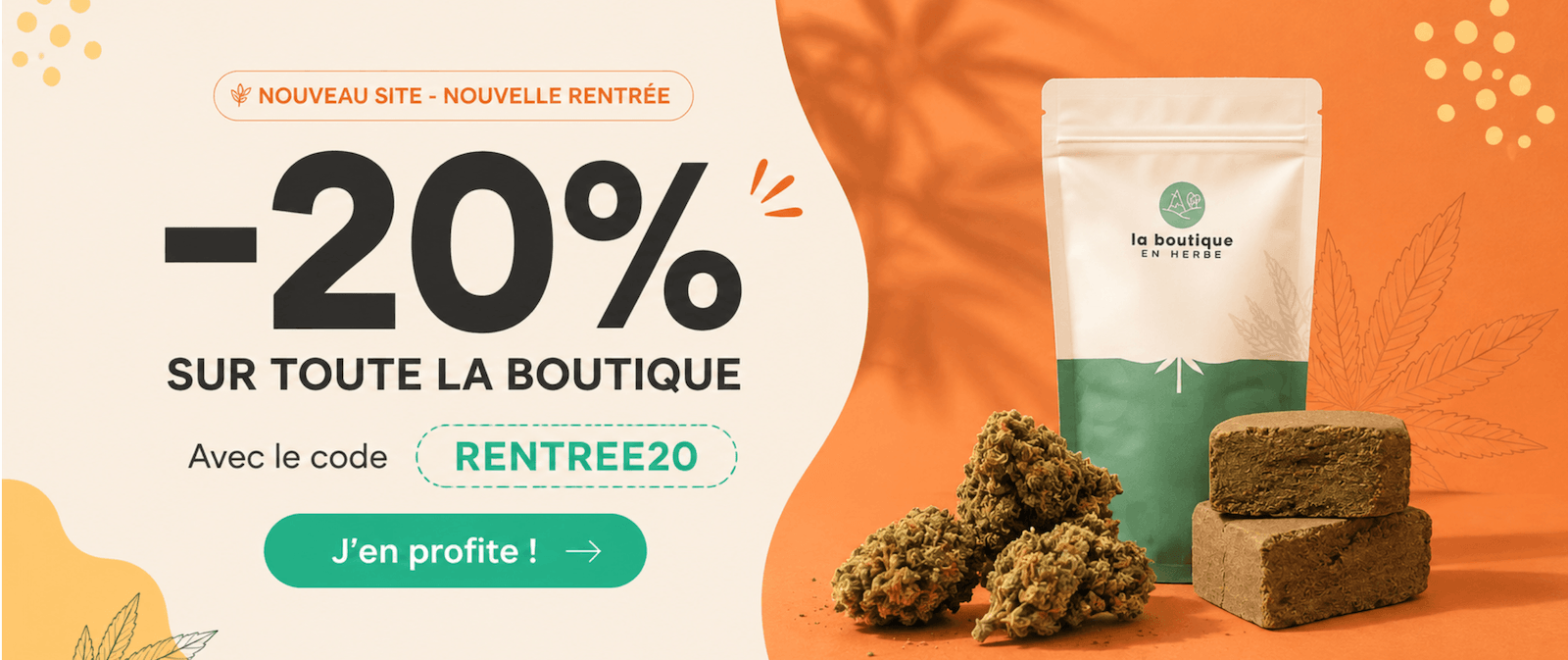 offre rentrée CBD SHOP