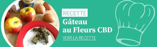 Recette gâteau fleurs CBD