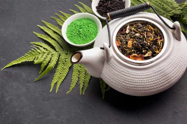 Infusion au CBD dans une tasse près de Lille