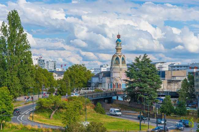 Vu de la ville de Nantes
